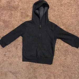 Toddler boy zip front hoodie